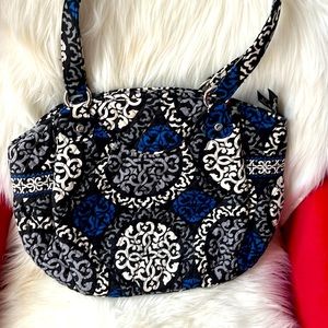 VERA BRADLEY BAG BLUE AND BLACK